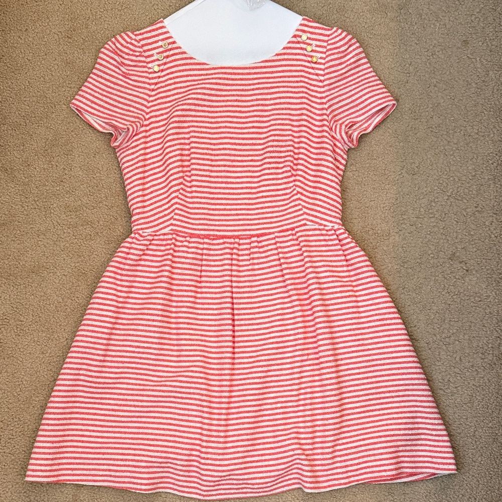 Juicy Couture Pink Striped Casual Dress just dry cleaned size 8
